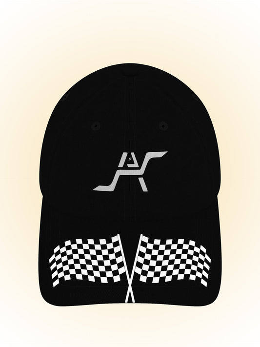 Checkered Flag Logo Cap